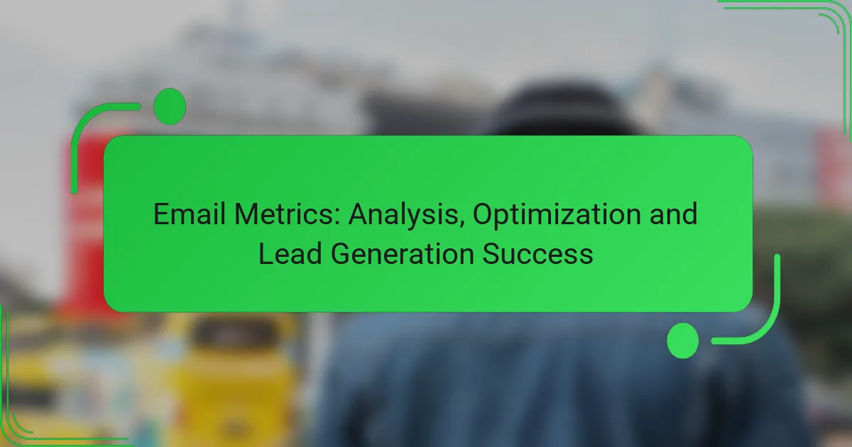 Email Metrics: Analysis, Optimization and Lead Generation Success