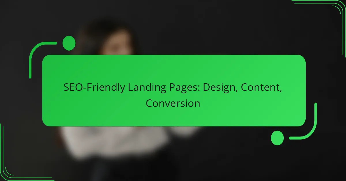 SEO-Friendly Landing Pages: Design, Content, Conversion